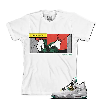 Tee To Match Air Jordan Retro 4 Rasta Sneakers. Count It Up Tee • $24