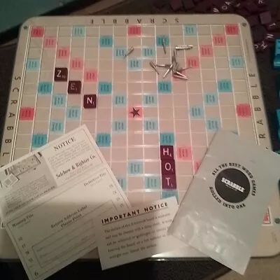 Vintage 1966 Scrabble Deluxe Edition  Game Selchow & Righter Made In USA • $10