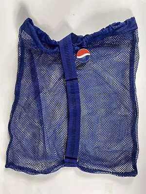 Pepsi Blue Mesh Sports Beach Gym Bag W/ Shoulder Strap - 18  X 20  • $9.49