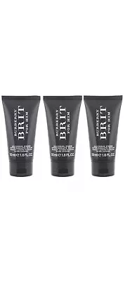 Burberry Brit For Men Alcohol Free After Shave Balm 1.6 Oz - Pack Of 3 • $19.90