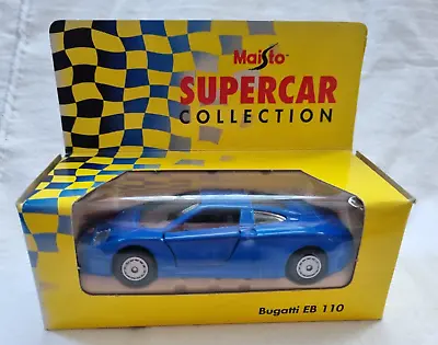 Maisto SUPERCAR Collection - ?Diecast - BUGATTI EB 110 - Boxed • £2.50