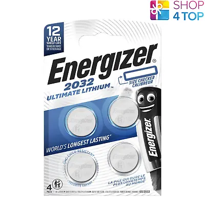 4 Energizer CR2032 Ultimate Lithium Batteries 3V Coin Cell DL2032 Exp 2034 New • $10.91