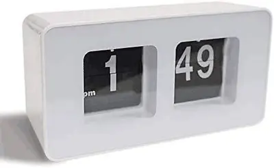 Flip Clock Classic Retro Vintage Clock Digital Flip Down Clock Digital Number Al • $22.38