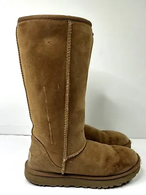 UGG Boots Women's Size 7 Classic Tall Chestnut Brown • $29