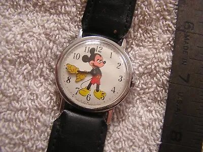  Vintage Mickey Mouse Watch Walt Disney Productions • $39.95