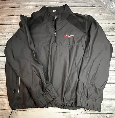 Men's WP Weatherproof Golf Hooded 1/4 Zip Rain Slicker Jacket Raincoat Coat XL • $12