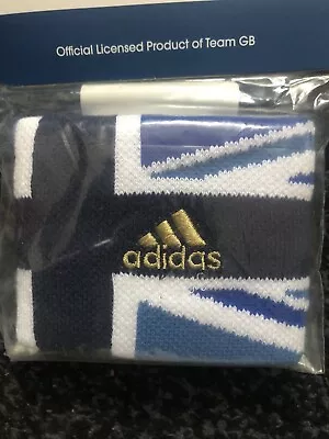 Adidas London 2012 Wristband - Blue/white/gold - Team Gb Vintage Olympics • £1.99