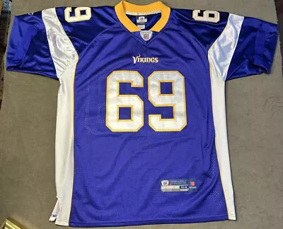 Reebok Authentic Minnesota Vikings Jared Allen #69 Football Sewn Jersey Sz 54 • $74