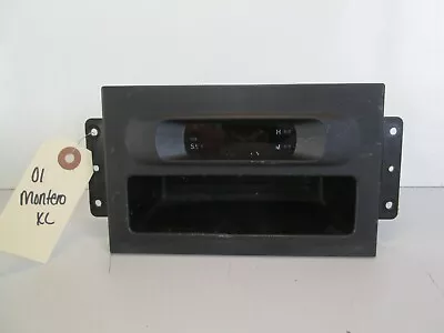 2001-2006 Mitsubishi Montero Center Dash Digital Clock Display Cubby Oem Black • $35.90