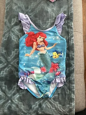 Disney Girls 4T One Piece Swim Suit Ariel Mermaid( Preowned) • $5
