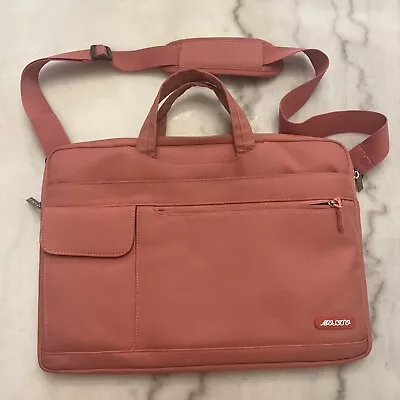 Laptop Shoulder Bag For MacBook Air/Pro 16 Inch Notebook Briefcase Dusty Rose • $25