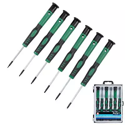 6PCs Precision Torx Driver Set  Magnetic Tips : T5 T6 T7 T8 T9 T10 Torq • £7.74