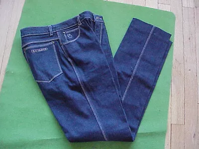 NWOT VTG 80s Gloria Vanderbilt Hi Waist Dark Denim Jeans Sz 10/12 -29 W X 29.5 L • $28.88