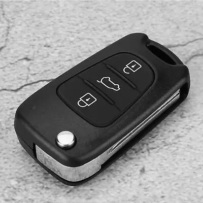 $7.55 • Buy 3 Button Car Remote Flip Key Fob Case Protective Cover Shell Fit For I20 I30