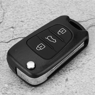 $7.55 • Buy 3 Button Car Remote Flip Key Fob Case Protective Cover Shell Fit For I20 I30