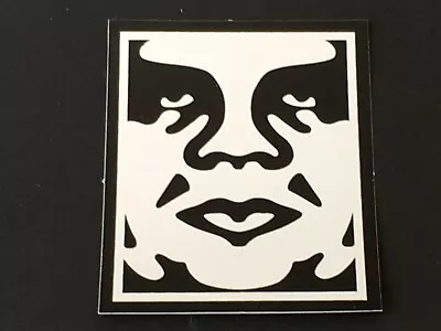 SHEPARD FAIREY OBEY GIANT Obey Face Sticker - Official Genuine White • £1.30