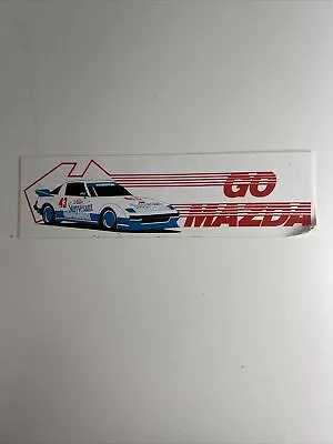 Vintage 1980’s Go Mazda Decal Sticker - Mazda Car Collectable • $30