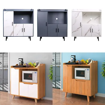 Freestanding Kitchen Sideboard Cupboard Cabinets With Door Shelves Storage Unit • £75.95