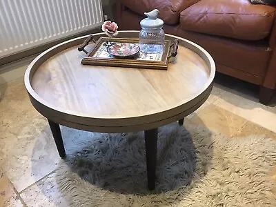 Boa Mango 70 Cm Round Coffee Table Rustic Hardwood Coffee Table • £185