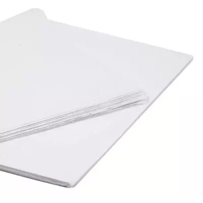 10 X Sheets White Acid Free Tissue Paper 20  X 30  Crafts Packaging 500 X 750mm  • £3.09