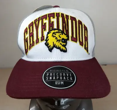 Gryffindor Adjustable Snapback Baseball Hat/cap Gray Harry Potter/hogwarts • $11.89