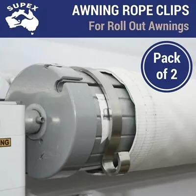 Caravan Awning Rope Clips For Tie Down Kit On Dometic Carefree Sunburst Roll Out • $20.85