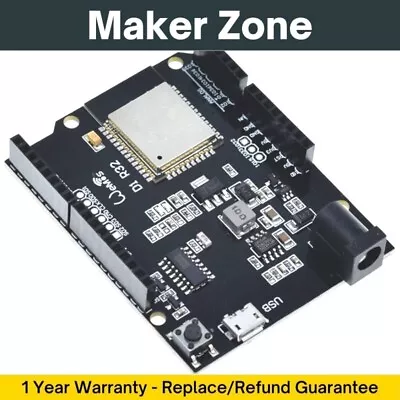 [MZ] Wemos D1 R32 ESP32 WiFi/Bluetooth Uno (Compatible) Development Board • $43.94