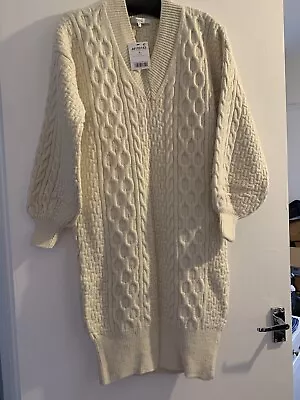 Next Cable Knit Jumper Dress Size Small BNWT • £22.50