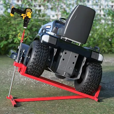 Lawn Mower Lift Jack - 882 Lbs Capacity For Tractors And Zero Turn Red • $89.99