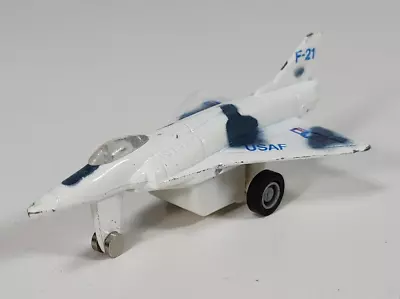 Vintage 1980s Soma F-21 Fighter Jet Plane Military Aircraft USAF Diecast Model • $6.99