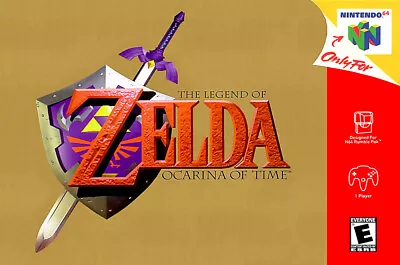 Legend Of Zelda Ocarina Of Time N64 BOX ART Premium POSTER MADE IN USA - N64024 • $13.48