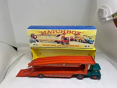 Matchbox Major M8 Guy Warrior Car Transporter Circa 1964 Boxed • $225