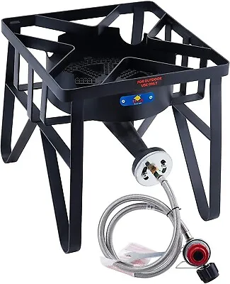 200000 BTU High-Pressure Propane Burner Gas Stove Burner For Outdoor Cooking • $89.49