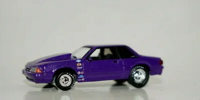 1987 Ford Mustang 5.0 Purple Midnight Drag Diecast Fox Body 1/64 Greenlight • $19.95