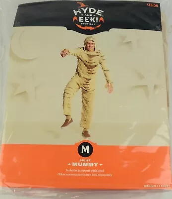 Adult Mummy Halloween Costume Jumpsuit With Hood - Hyde & EEK! Boutique - Medium • $32.99