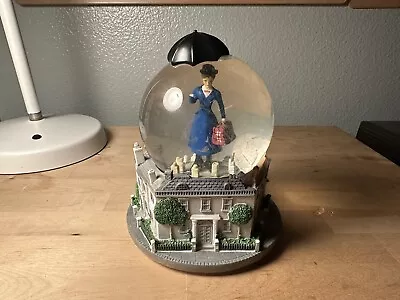 Disney Mary Poppins W/ Blue Dress Broadway Musical Snow Globe Broken Hand Works • $29.99