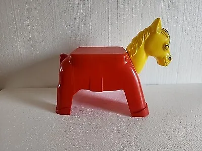 VTG Children Plastic Step Stool Chair Horse Kids Toy 1950-60s Vanity Sink Bench • $129.89