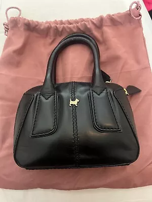Small Black Leather Radley Bag Handbag • £16