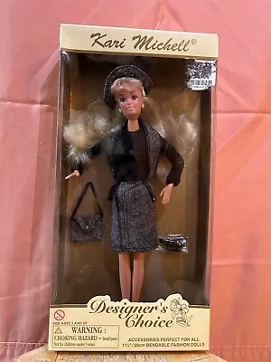 Kari Michell Designer's Choice Fashion Doll Vintage M&C Toy 1999 NIB NEW #1 • $25