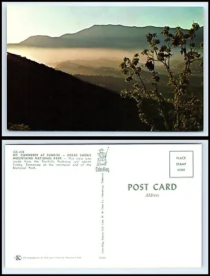 $2.99 • Buy TENNESSEE Postcard - Great Smoky Mountains, Mt. Cammerer At Sunrise O27