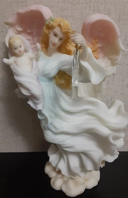 $6 • Buy Vintage Seraphim Classic  Angel Figurine  5x8 Signed Made In China