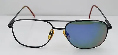 Vintage Pierre Cardin PC-115 Black Pilot Metal Sunglasses FRAMES ONLY • $20.40