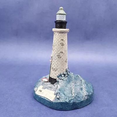 Harbour Lights 131 Minots Ledge Massachusetts 1991 Lighthouse Signed ~ No Box • $44.99