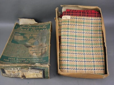 $225 • Buy Vintage Evr-klean Pre War Seat Cover Set Fits Chevy Buick 32 Ford 2 Dr Coupe Etc