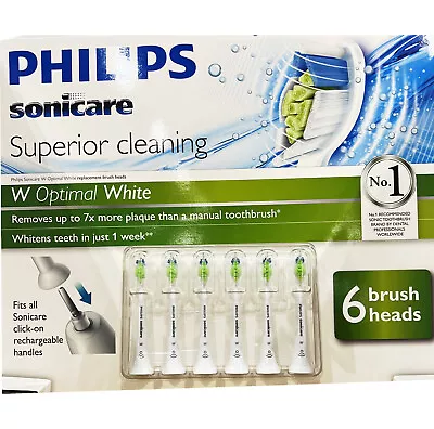 6PCS Philips Sonicare With Optimal Brush Replacement Electric Toothbrush Heads • $59.99