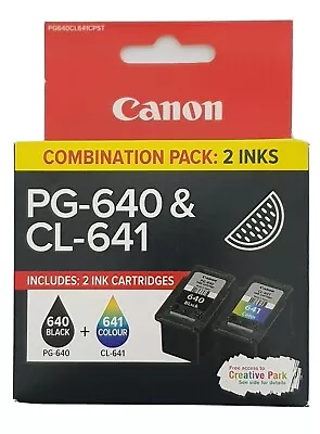 Canon PG640 CL641 Ink Cartridges PIXMA MG2160 MG3160 MG3650 - New Stock! • $42