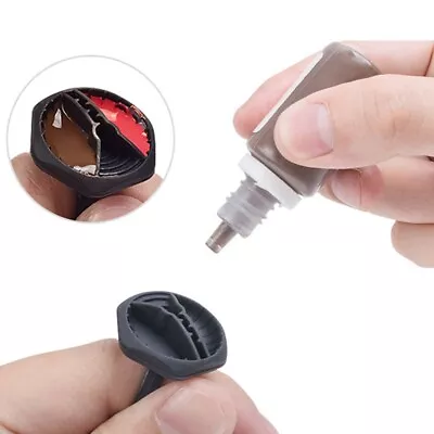 $9 • Buy 10PCS Pigment Microblading Eyelash Rings Ink Tattoo Cups Caps Glue Holder Pots