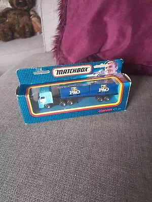 Matchbox Cy26 Daf Double Container Truck  - P&o Shipping - Boxed • $12.43