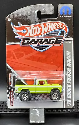 Hot Wheels Garage ~ '70 Dodge Power Wagon With Real Riders (See Pictures) • $28.39