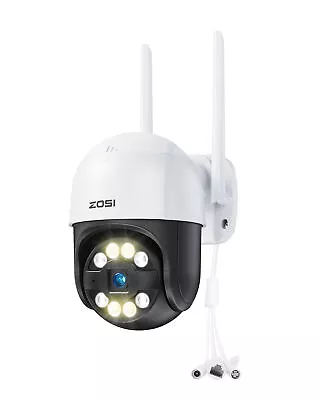 ZOSI 1080P WiFi 2 Way Audio CCTV Outdoor Security Camera PT IP Wireless Cameras • $23.79